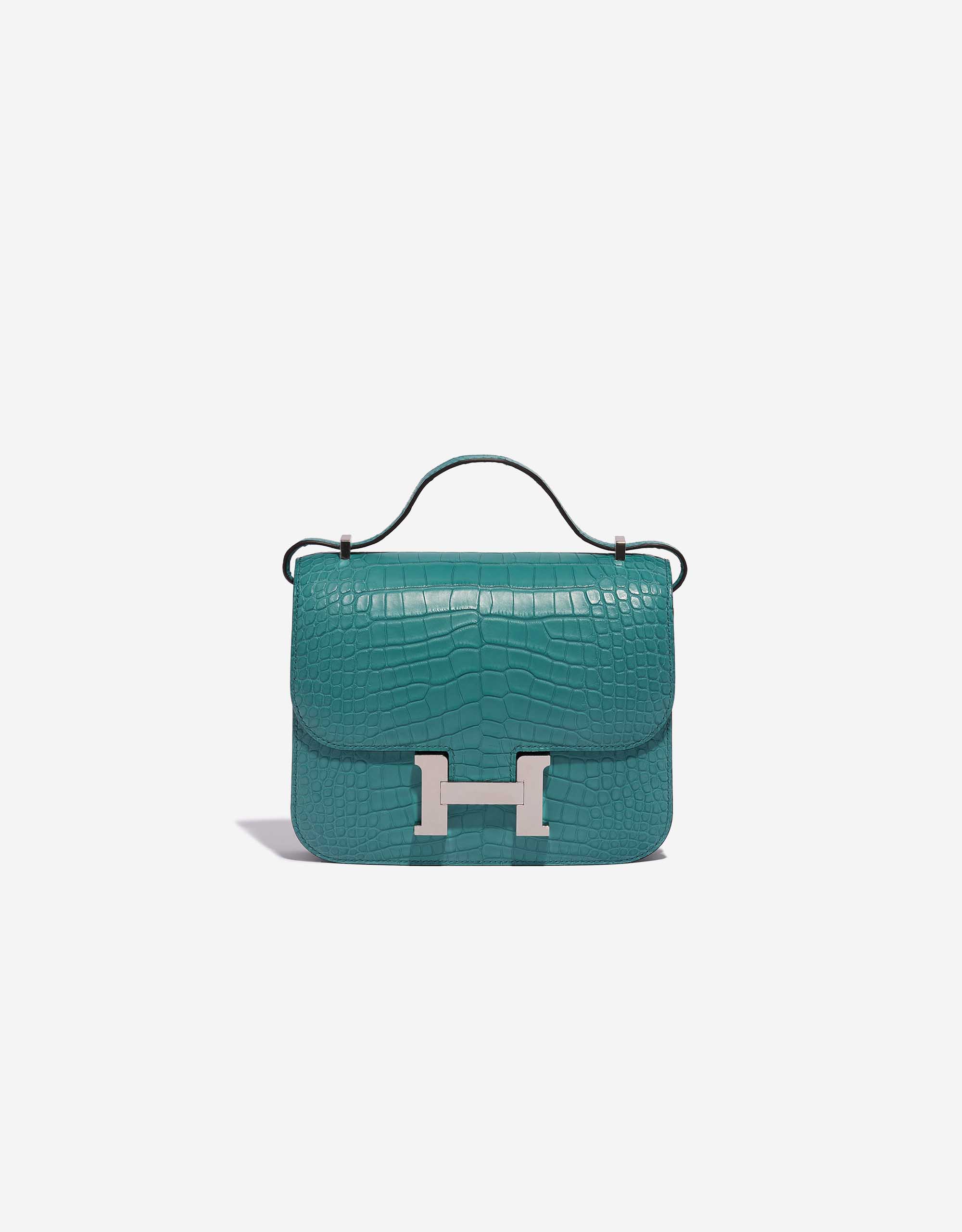 Hermès Constance 18 Matte Alligator Blue Paon SACLÀB