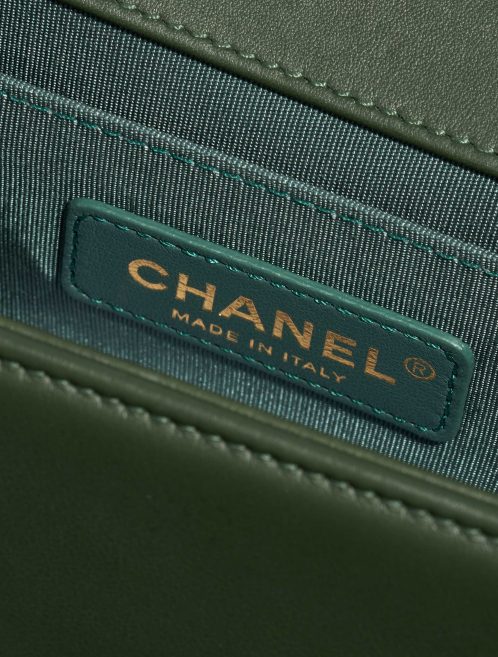 Chanel Boy Old Medium Lamb Green