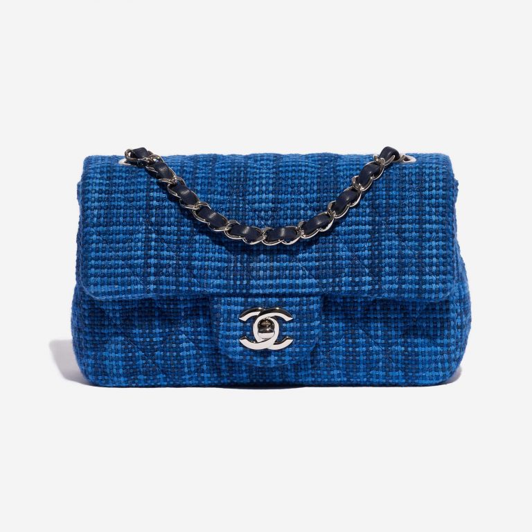 Chanel Timeless Mini Rectangular Wool Blue