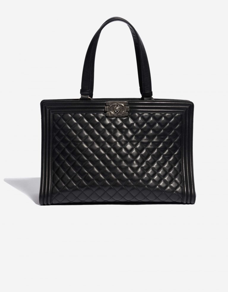 Chanel Boy Shopper Lamb Black