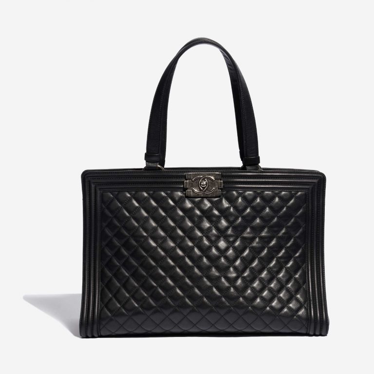 Chanel Boy Shopper Lamb Black