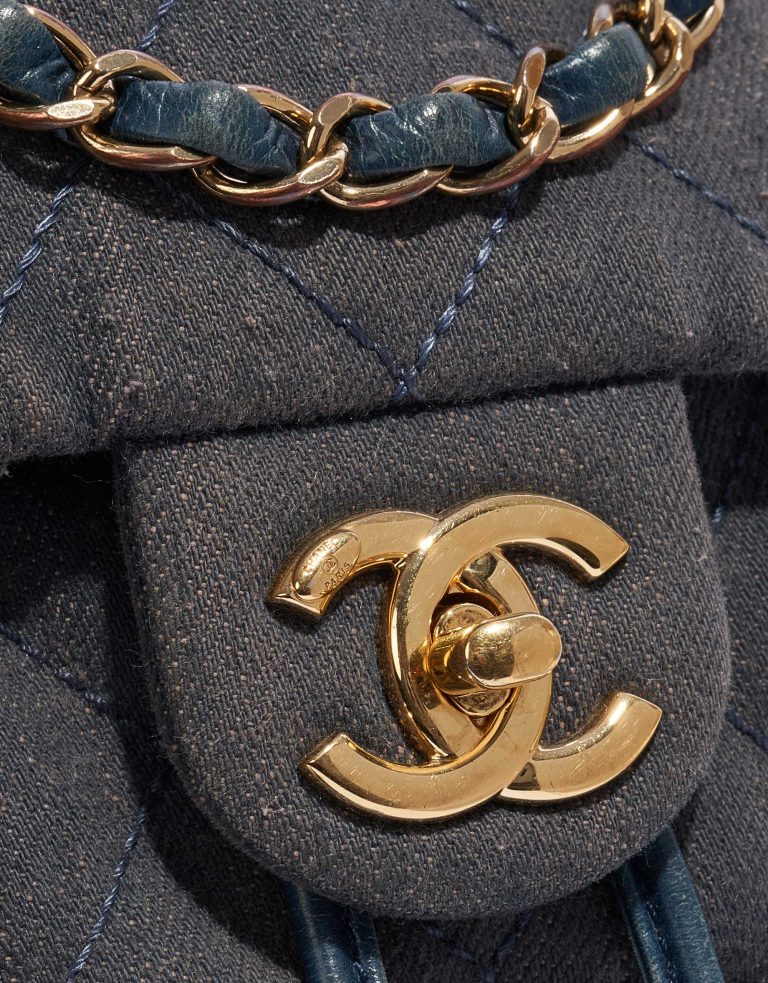 Pre-owned Chanel bag Timeless Backpack Denim Blue Blue | Sell your designer bag on Saclab.com