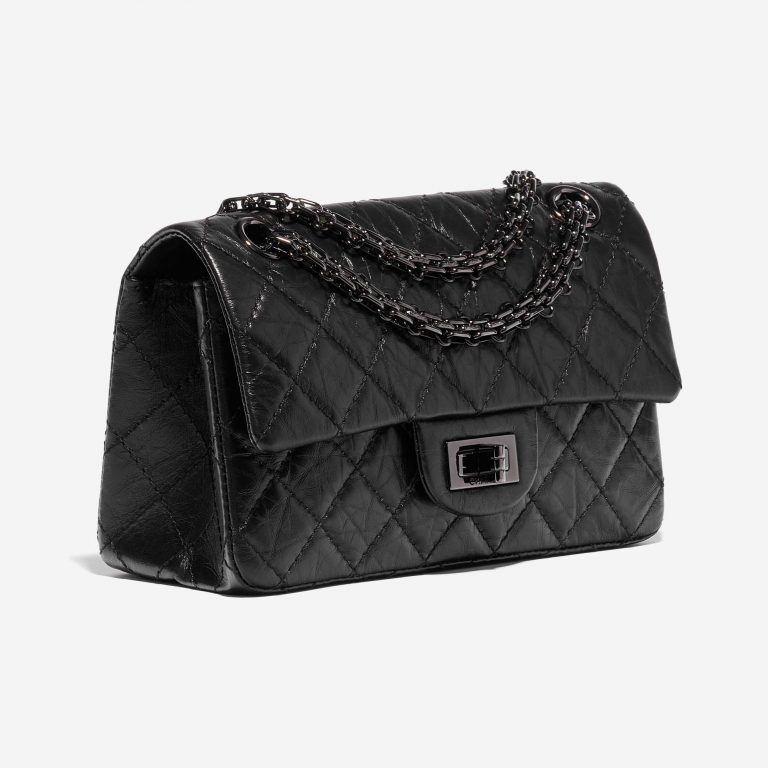 Chanel 2.55 Mini Rectangular Aged Calf So Black