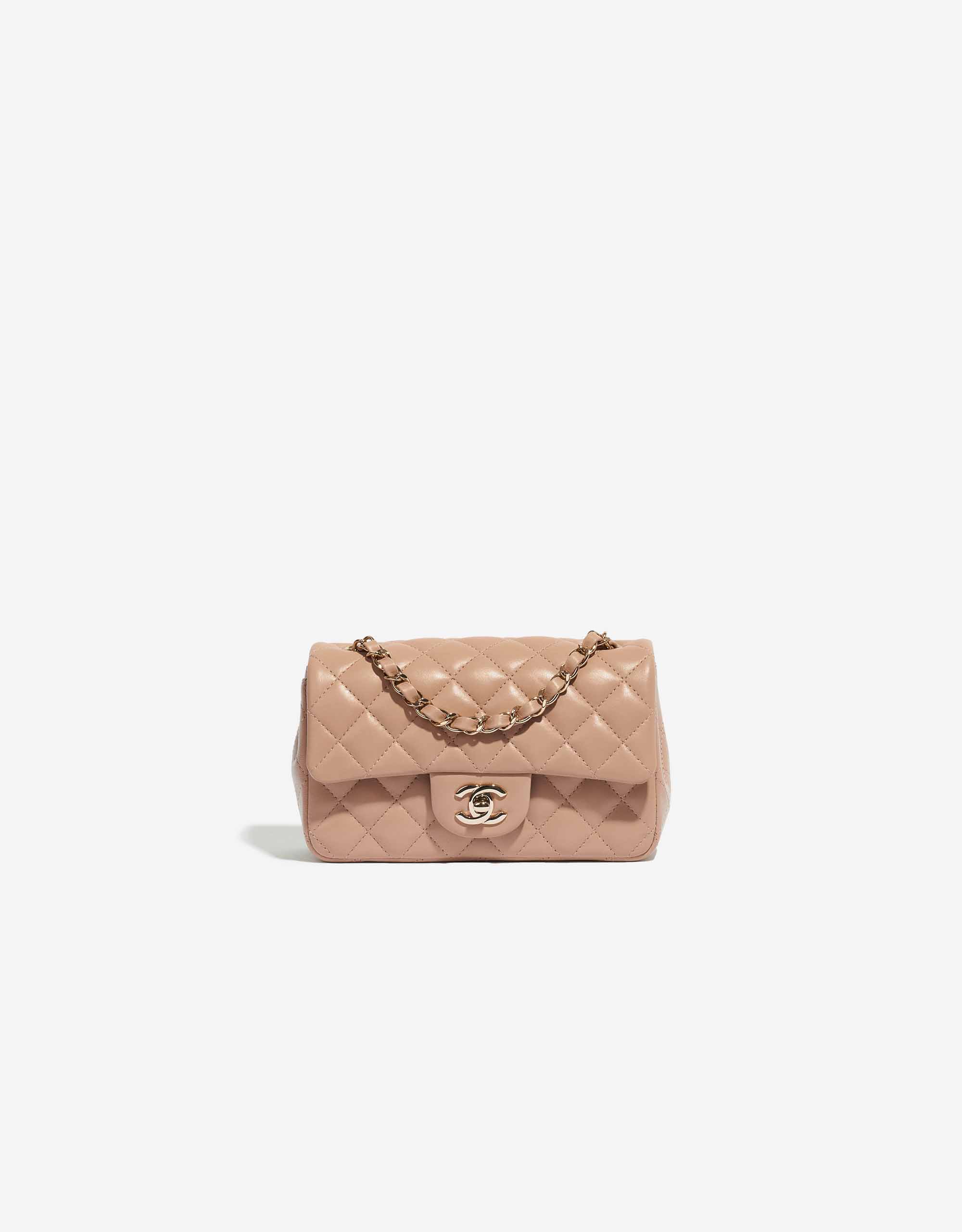 Chanel Timeless Mini Rectangular Lamb Nude | SACLÀB