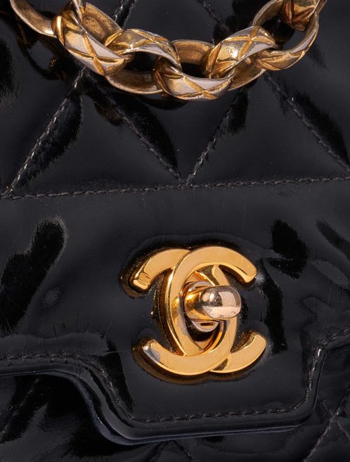 Chanel Diana Small Patent Leather Black