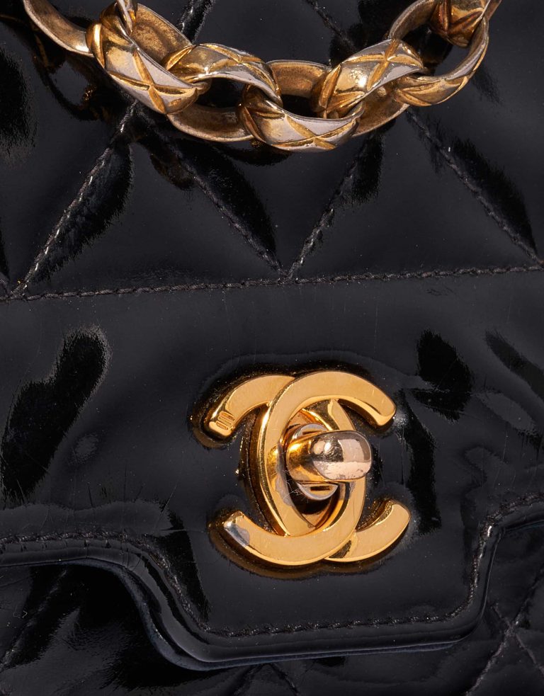 Chanel Diana Small Patent Leather Black