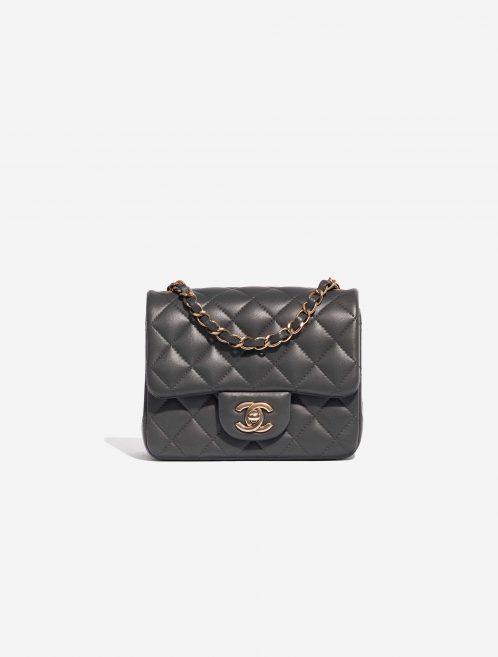 Chanel Timeless Mini Square Lamb Grey