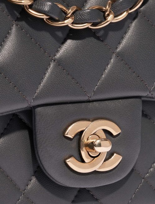 Chanel Timeless Mini Square Lamb Grey