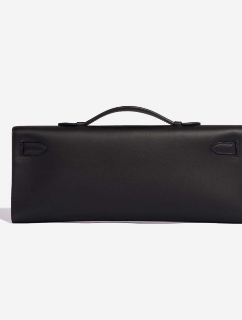 Pre-owned Hermès bag Kelly Cut Clutch Swift Black Black Back | Sell your designer bag on Saclab.com