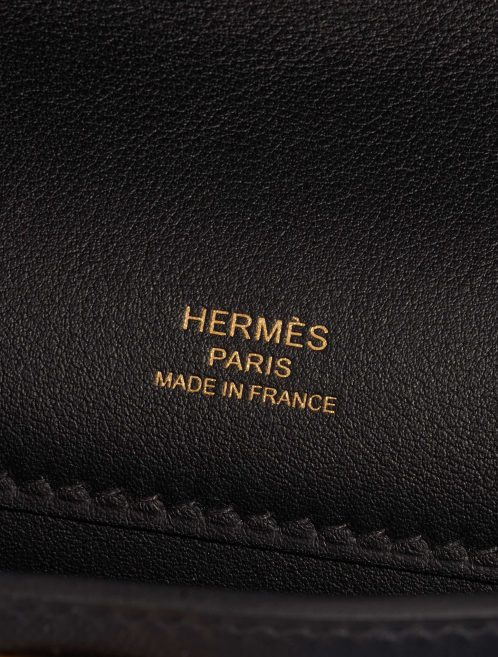 Pre-owned Hermès bag Kelly Cut Clutch Swift Black Black Logo | Sell your designer bag on Saclab.com
