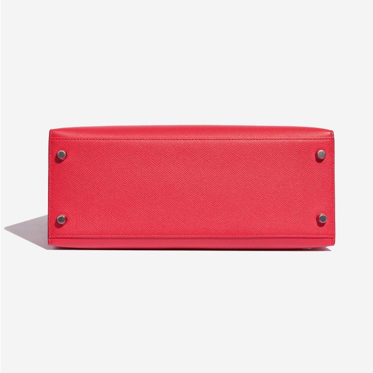 Pre-owned Hermès bag Kelly 28 Epsom Rose Extreme Pink, Rose Bottom | Sell your designer bag on Saclab.com