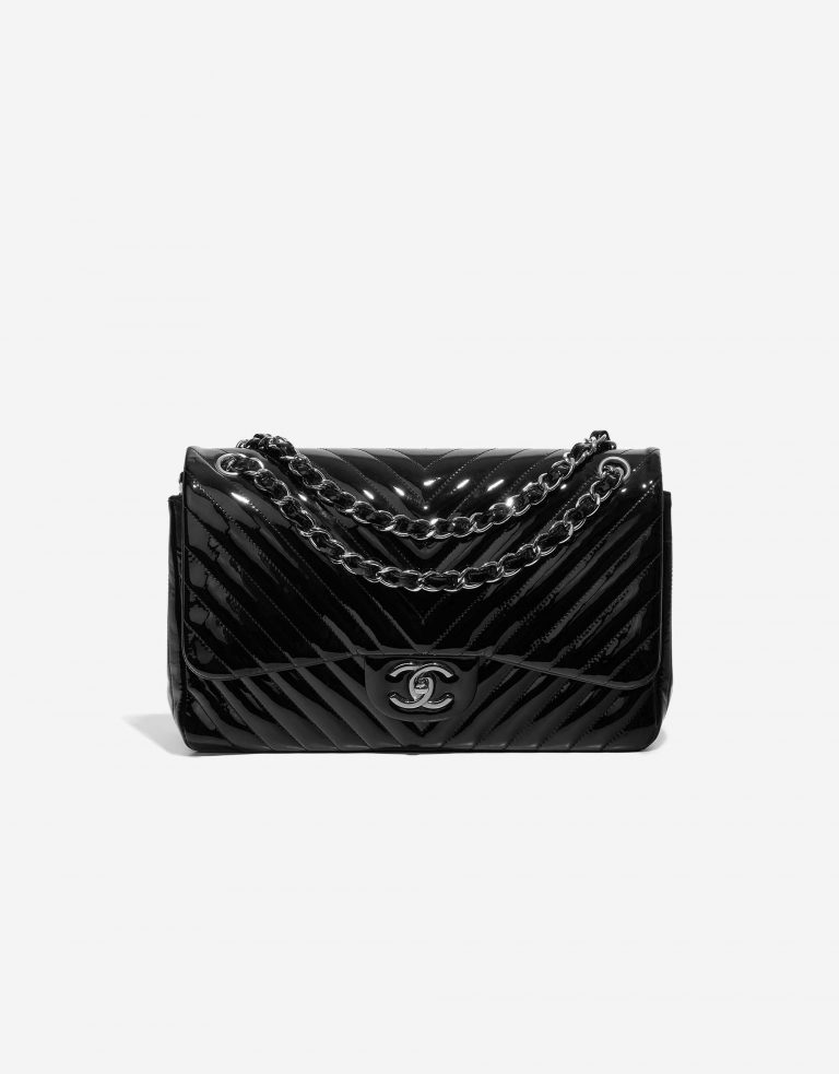 Chanel Timeless Jumbo Patent Leather Black | Sell your designer bag