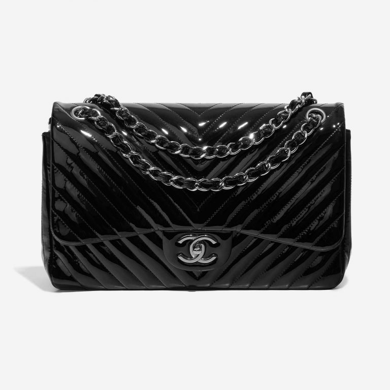 Chanel Timeless Jumbo Patent Leather Black | Sell your designer bag