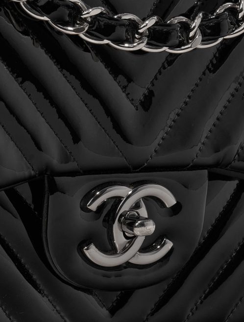Chanel Timeless Jumbo Patent Leather Black Closing System | Sell your designer bag