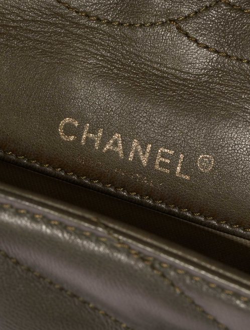 Chanel Gabrielle Flap Bag Medium Lamb Green