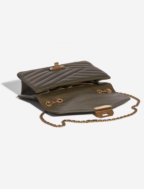 Chanel Gabrielle Flap Bag Medium Lamb Green