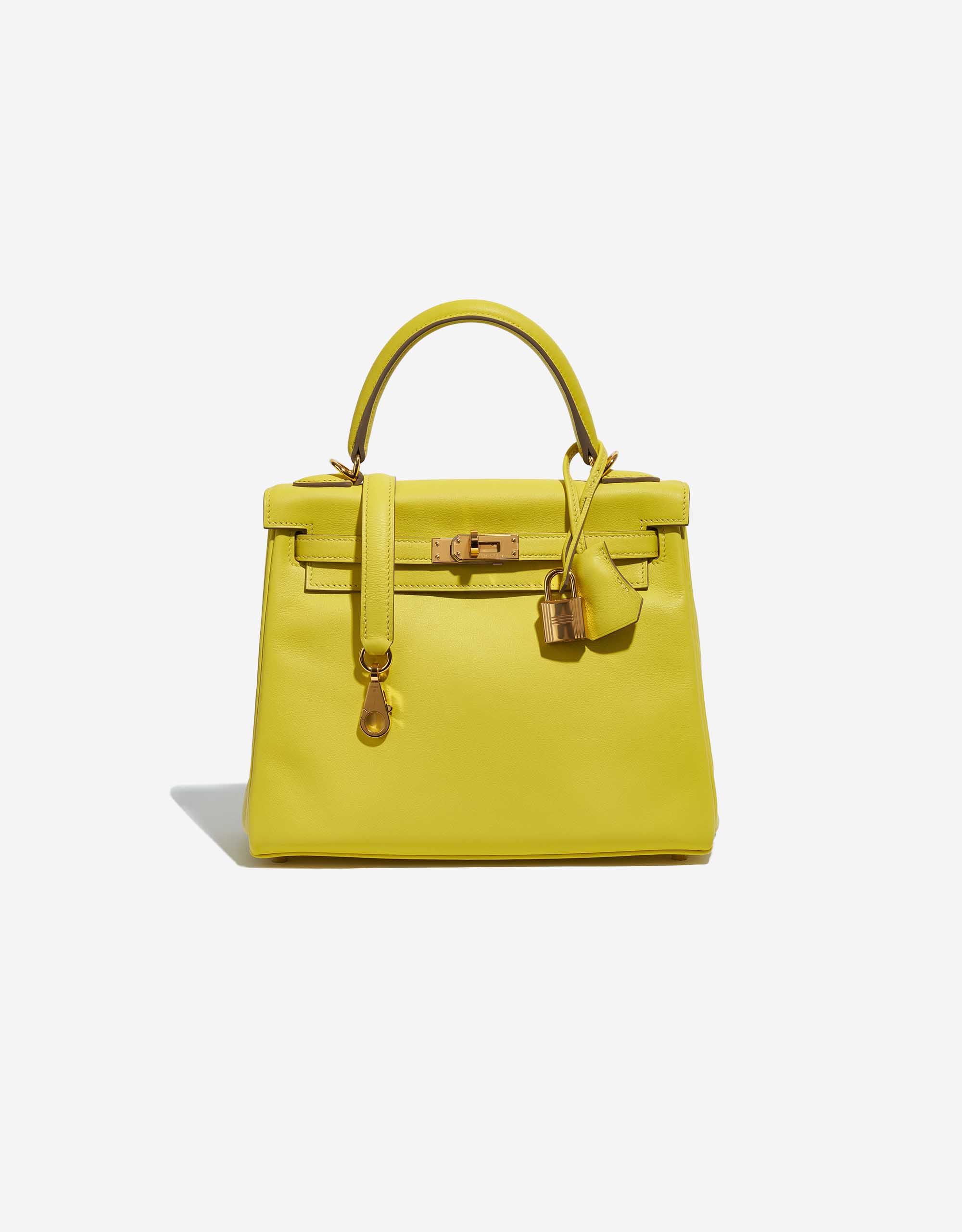 HERMES カルヴィ イエロー Hermès Kelly 25 Swift Lime | SACLÀB
