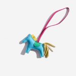 Hermès Rodeo PM Lamb Multicolour Bleu Electrique / Lagoon