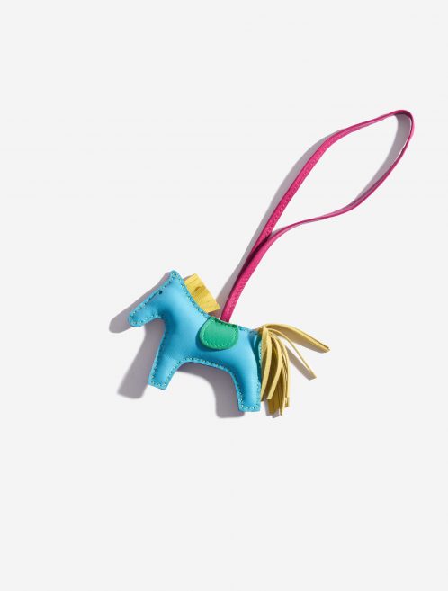 Hermès Rodeo PM Lamb Multicolour Bleu Electrique / Lagoon