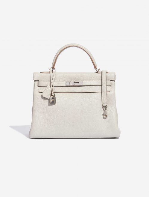 Hermès Kelly 32 Clemence Gris Perle