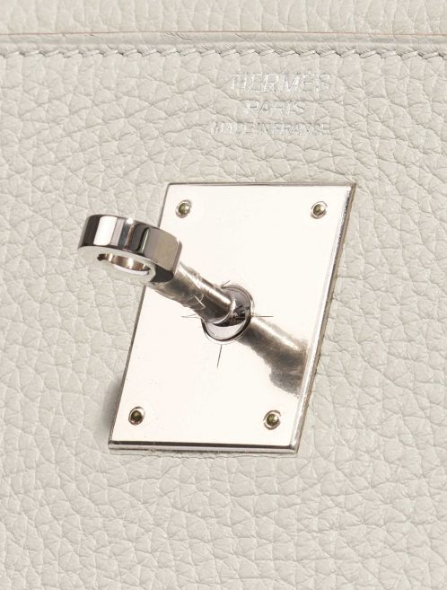 Hermès Kelly 32 Clemence Gris Perle