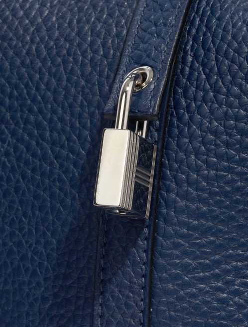 Hermès Picotin 22 Taurillon Clemence Blue Saphir