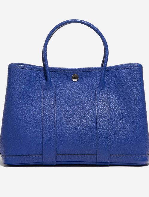 Hermès Garden Party 30 Clemence Blue Electrique