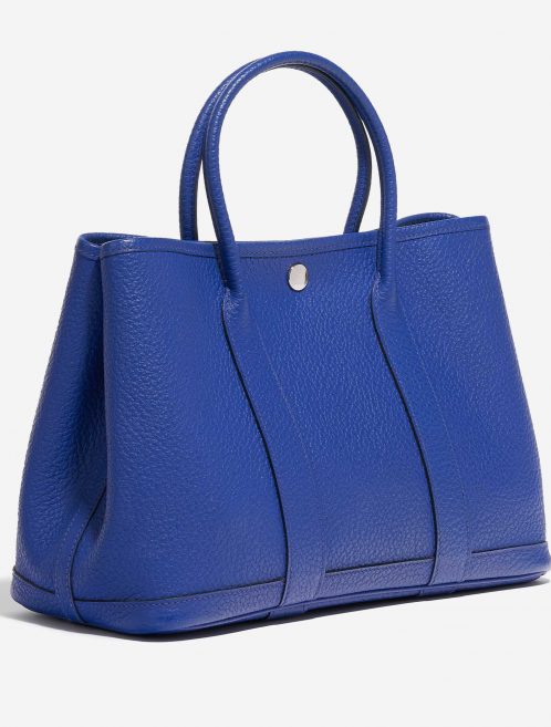 Hermès Garden Party 30 Clemence Blue Electrique