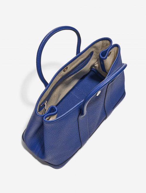 Hermès Garden Party 30 Clemence Blue Electrique