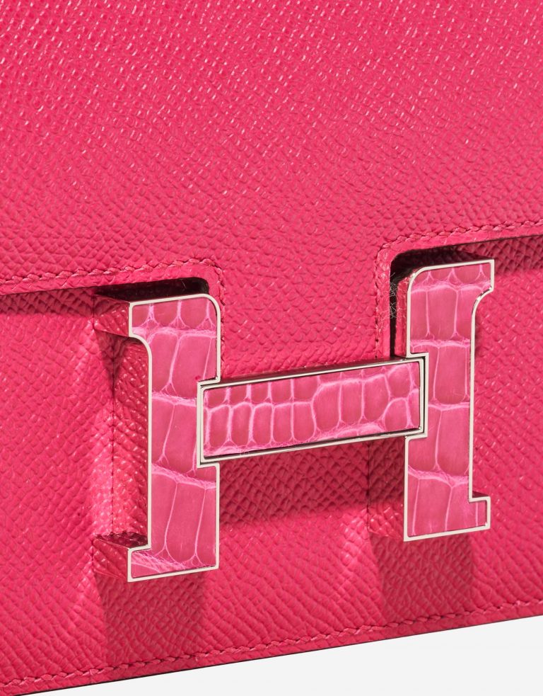 Hermès Constance 18 Epsom / Alligator Rose Mexico Touch