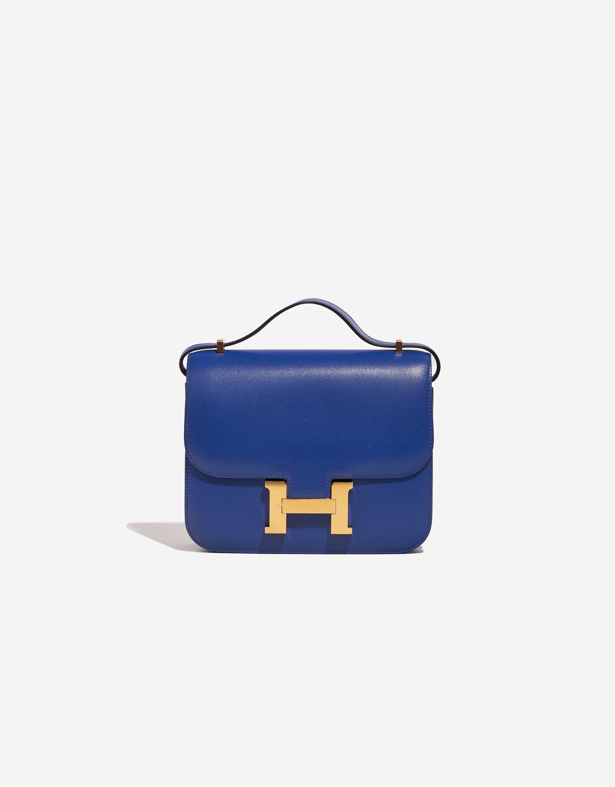Hermès Constance 18 Tadelakt Bleu Electrique | SACLÀB