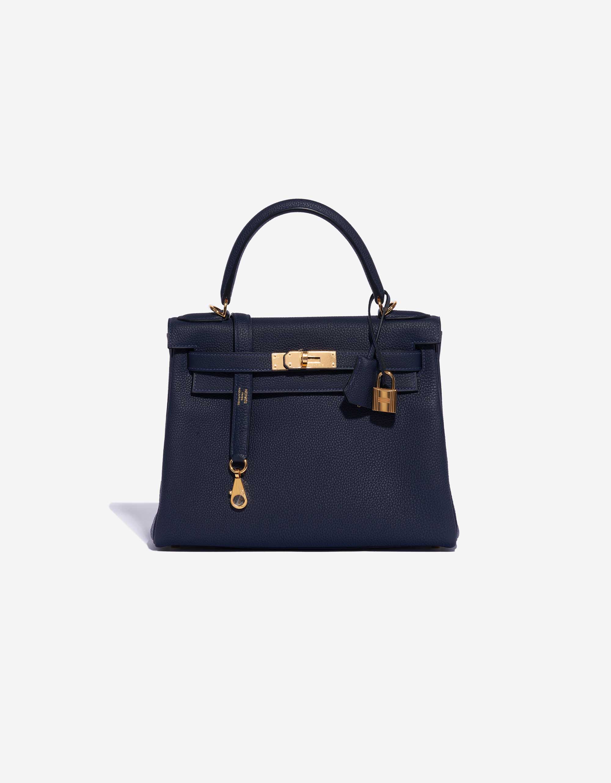 Hermès Kelly 28 Togo Blue Nuit SACLÀB