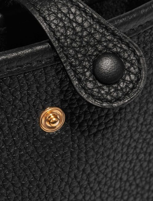 Pre-owned Hermès bag Evelyne 16 Taurillon Clemence Black Black Closing System | Sell your designer bag on Saclab.com