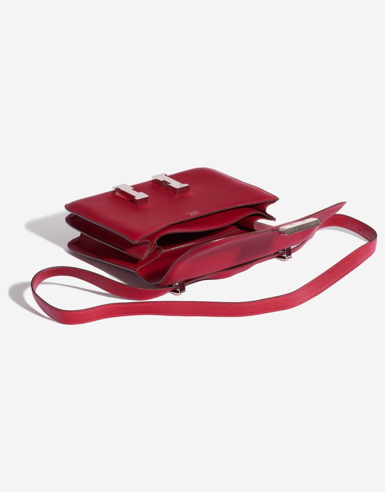 Pre-owned Hermès bag Constance 24 Swift Rubis Red Inside | Sell your designer bag on Saclab.com