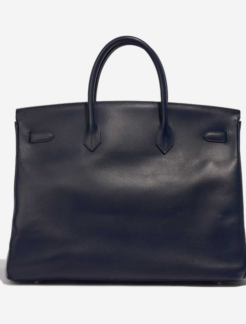 Pre-owned Hermès bag Birkin 40 Swift Blue Royale Blue Back | Sell your designer bag on Saclab.com