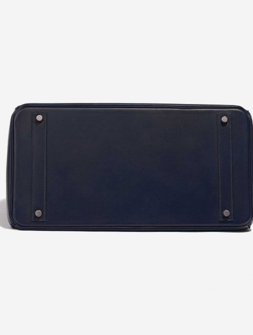 Pre-owned Hermès bag Birkin 40 Swift Blue Royale Blue Bottom | Sell your designer bag on Saclab.com