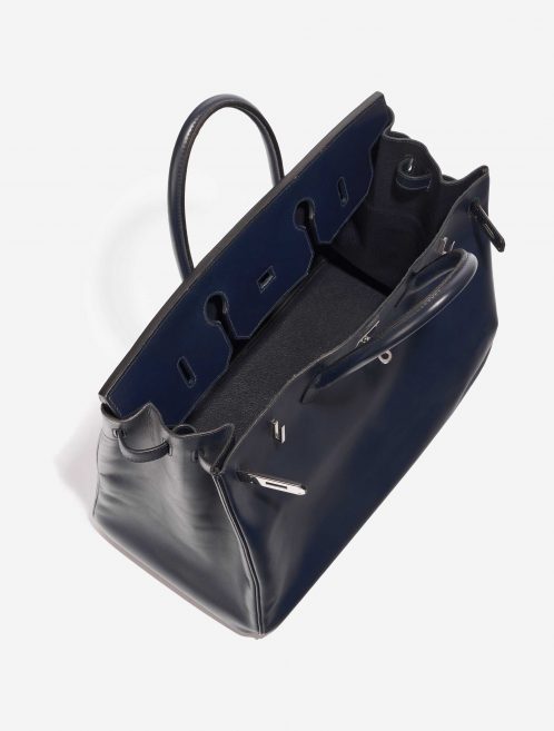 Pre-owned Hermès bag Birkin 40 Swift Blue Royale Blue Inside | Sell your designer bag on Saclab.com