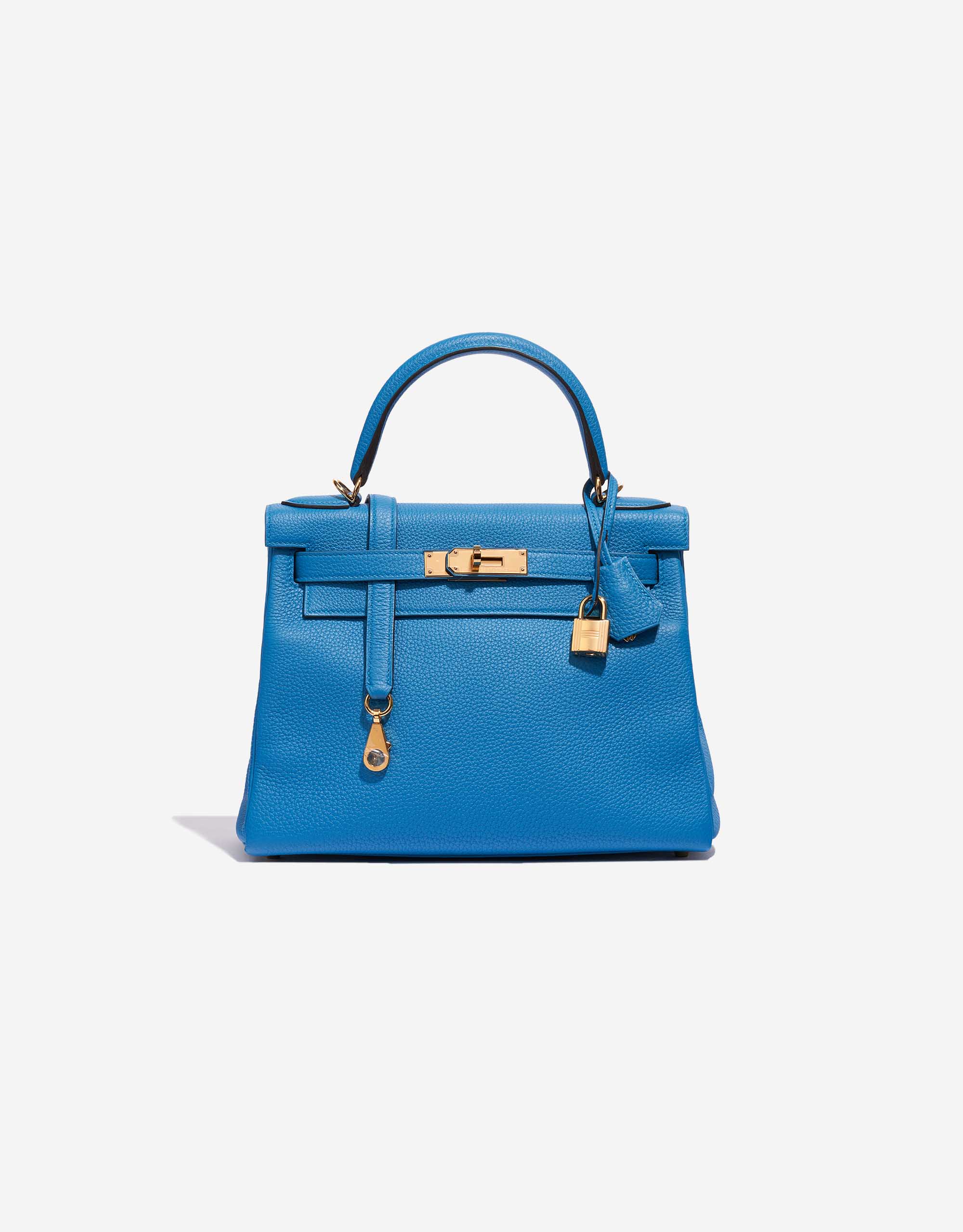 Hermès Kelly 28 Togo Blue Zanzibar SACLÀB - Main Image