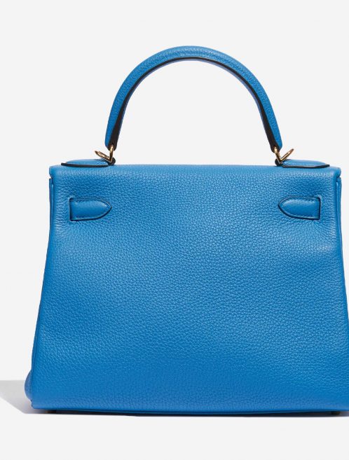 Pre-owned Hermès bag Kelly 28 Togo Blue Zanzibar Blue Back | Sell your designer bag on Saclab.com
