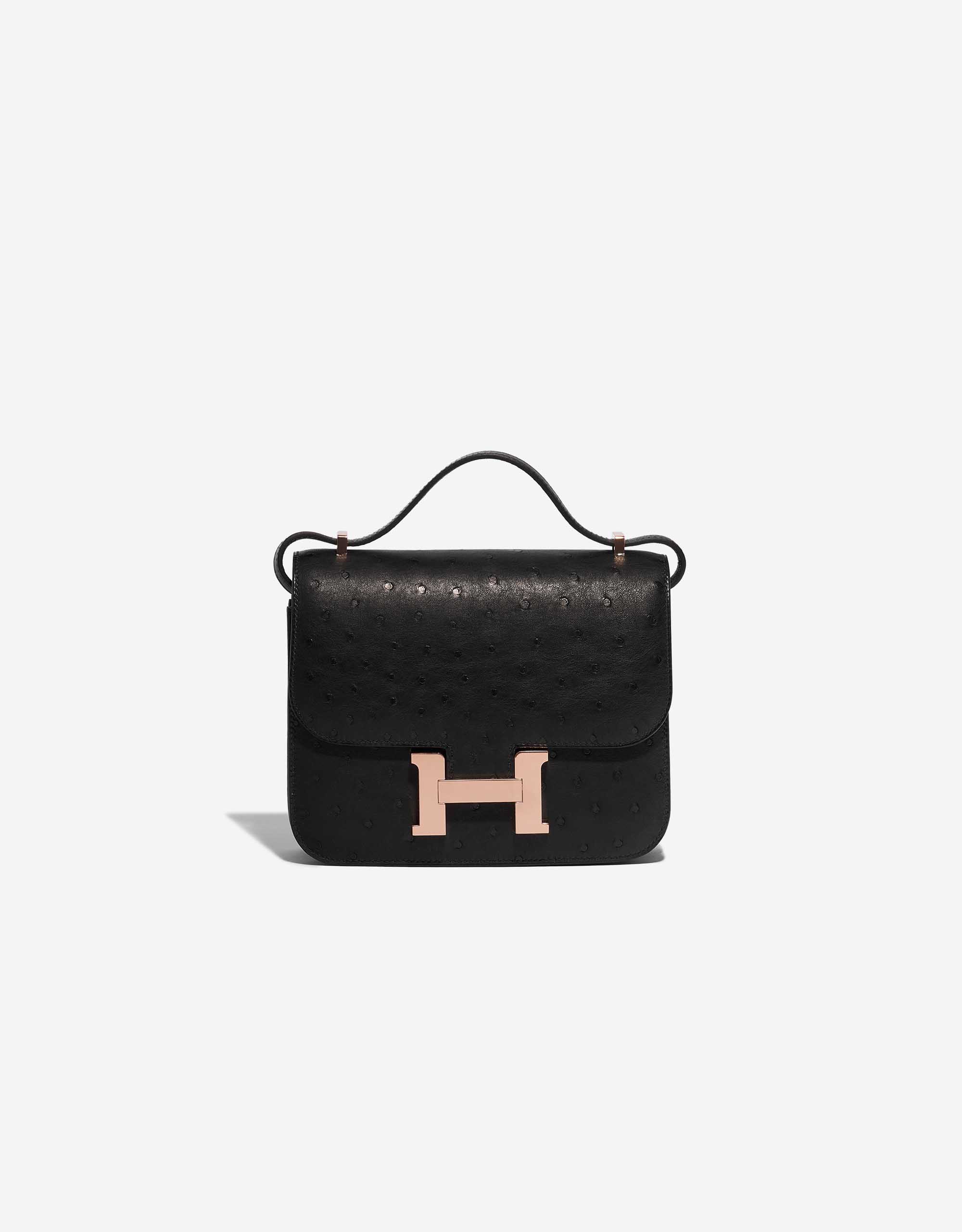 Hermès Constance 18 Ostrich Black | SACLÀB