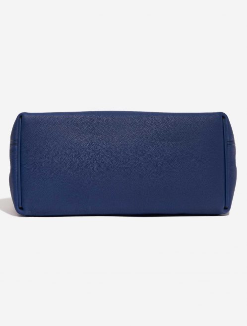 Pre-owned Hermès bag 24/24 35 Clemence / Swift Deep Blue Blue Bottom | Sell your designer bag on Saclab.com