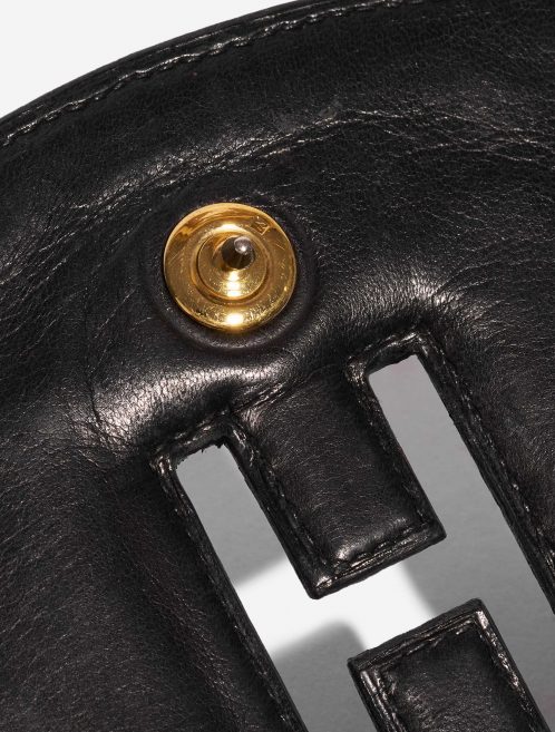 Pre-owned Hermès bag Clutch Medium Porosus Crocodile Black Black Closing System | Sell your designer bag on Saclab.com