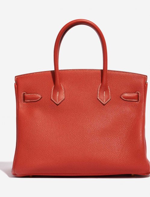 Pre-owned Hermès bag Birkin 30 Togo Rouge Sanguine Red Back | Sell your designer bag on Saclab.com