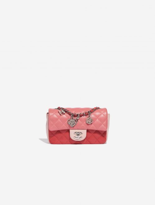 Pre-owned Chanel bag Timeless Mini Rectangular Lamb Pink / Red / Light Pink Pink, Rose Front | Sell your designer bag on Saclab.com
