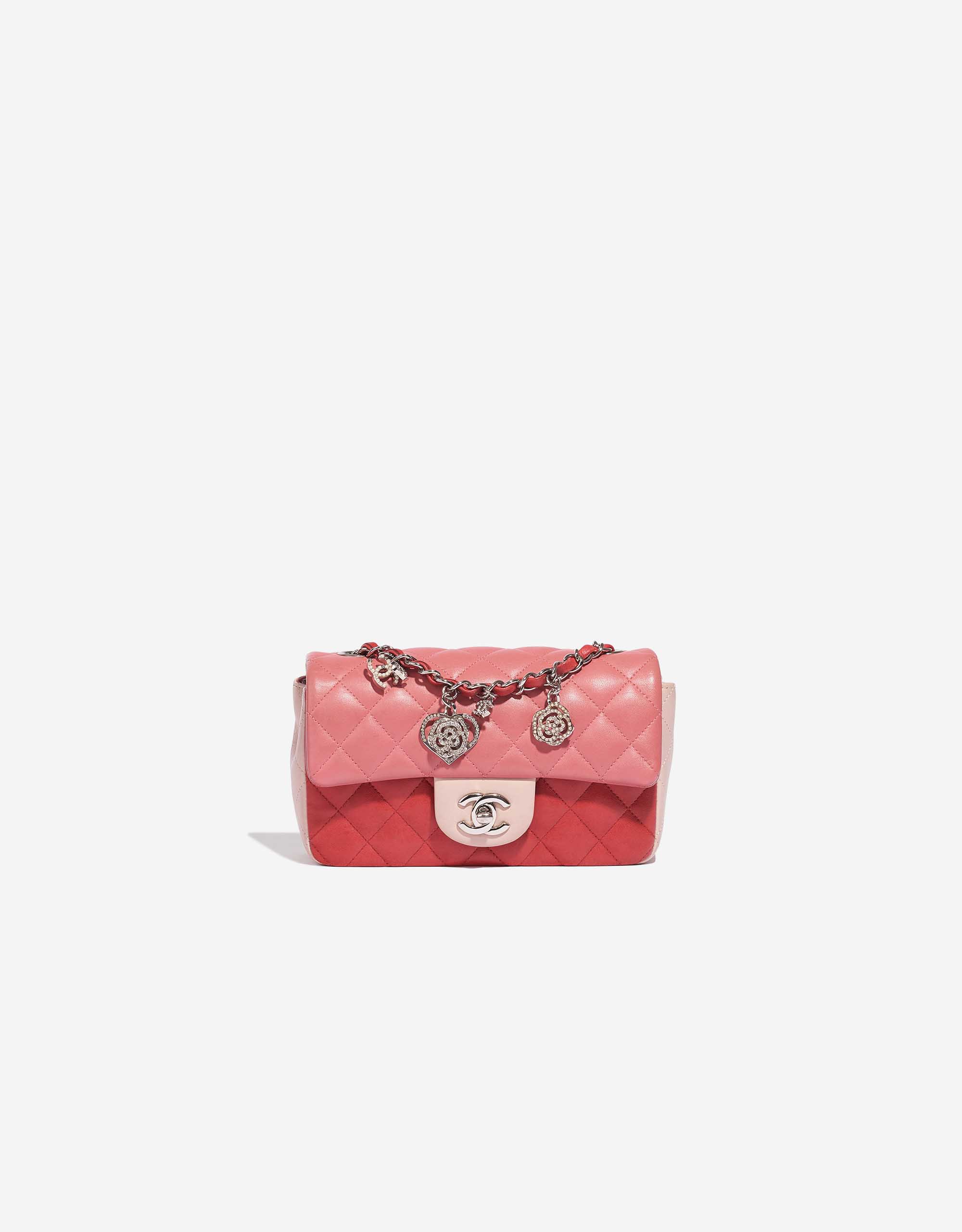 CHANEL ★ Chanel Mini llic Like a Wallet Flap Bag Pink Classic small flap wallet - Grained shiny calfskin & gold