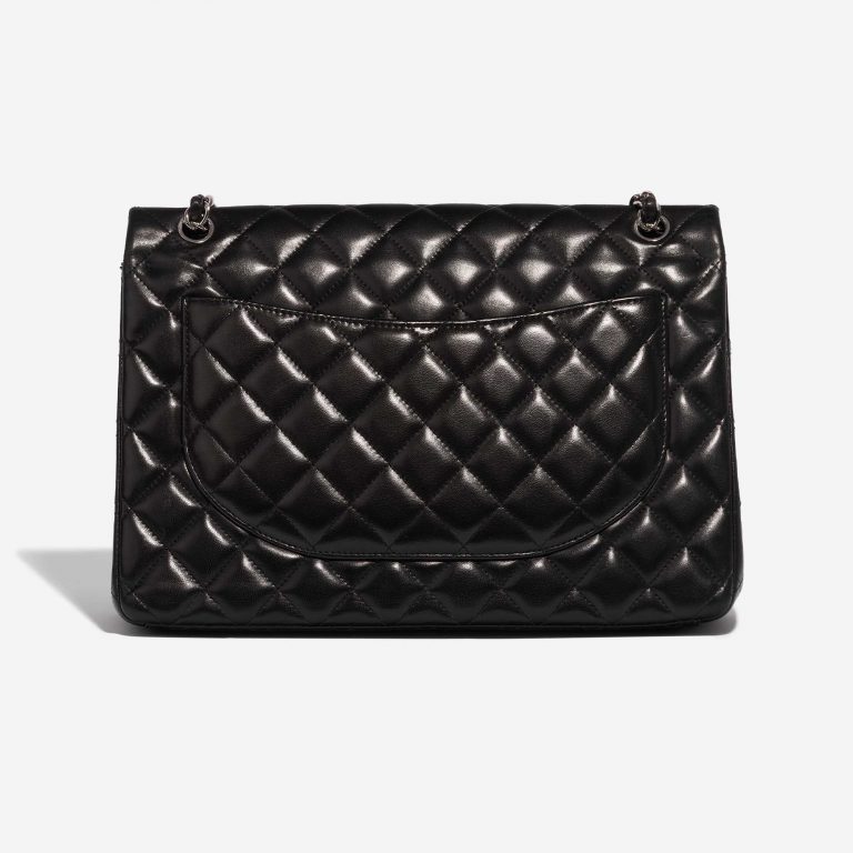 Pre-owned Chanel bag Timeless Maxi Lamb Black Black Back | Sell your designer bag on Saclab.com