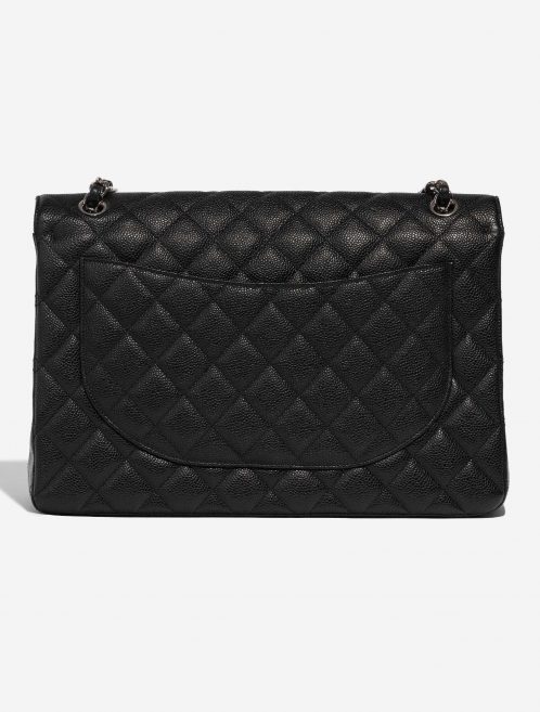 Pre-owned Chanel bag Timeless Maxi Caviar Black Black Back | Sell your designer bag on Saclab.com