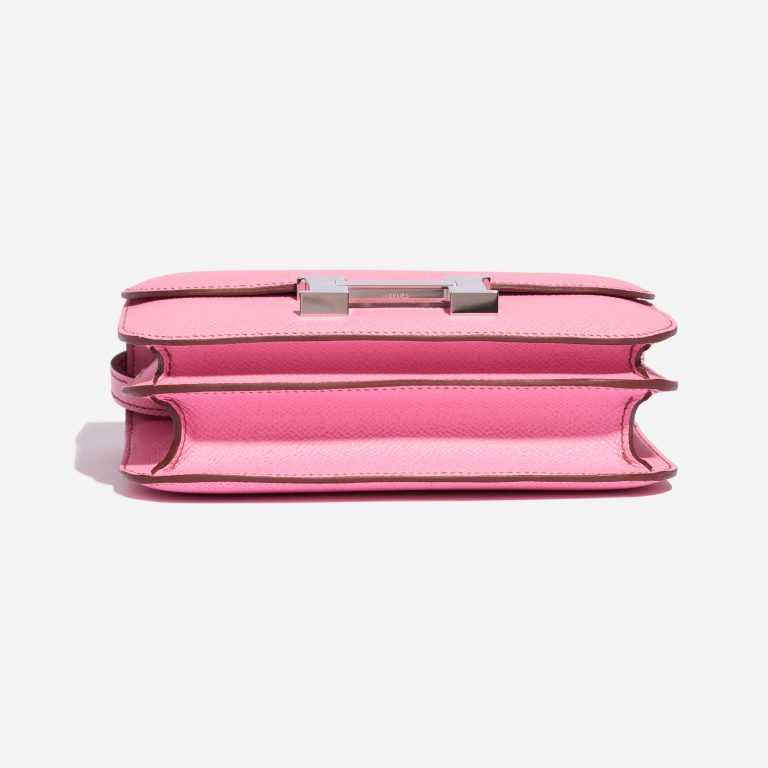 Pre-owned Hermès bag Constance 18 Epsom 5P Bubblegum Pink Bottom | Sell your designer bag on Saclab.com