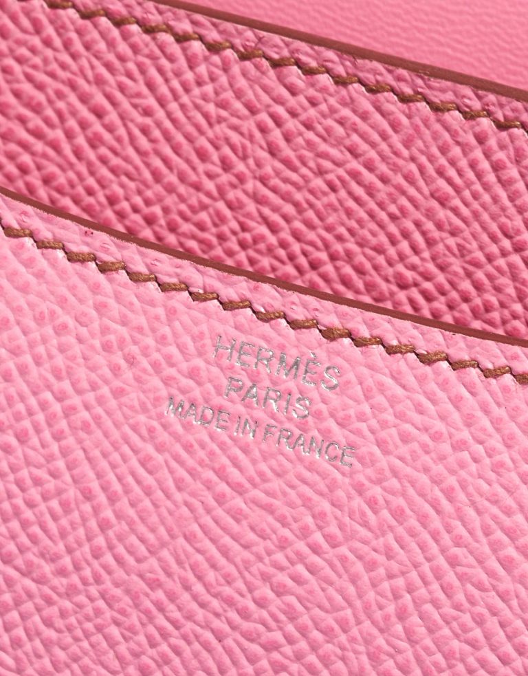 Pre-owned Hermès bag Constance 18 Epsom 5P Bubblegum Pink Logo | Sell your designer bag on Saclab.com