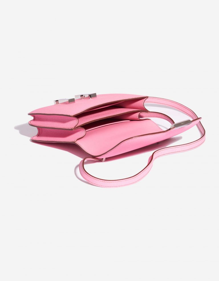 Pre-owned Hermès bag Constance 18 Epsom 5P Bubblegum Pink Front Open | Sell your designer bag on Saclab.com